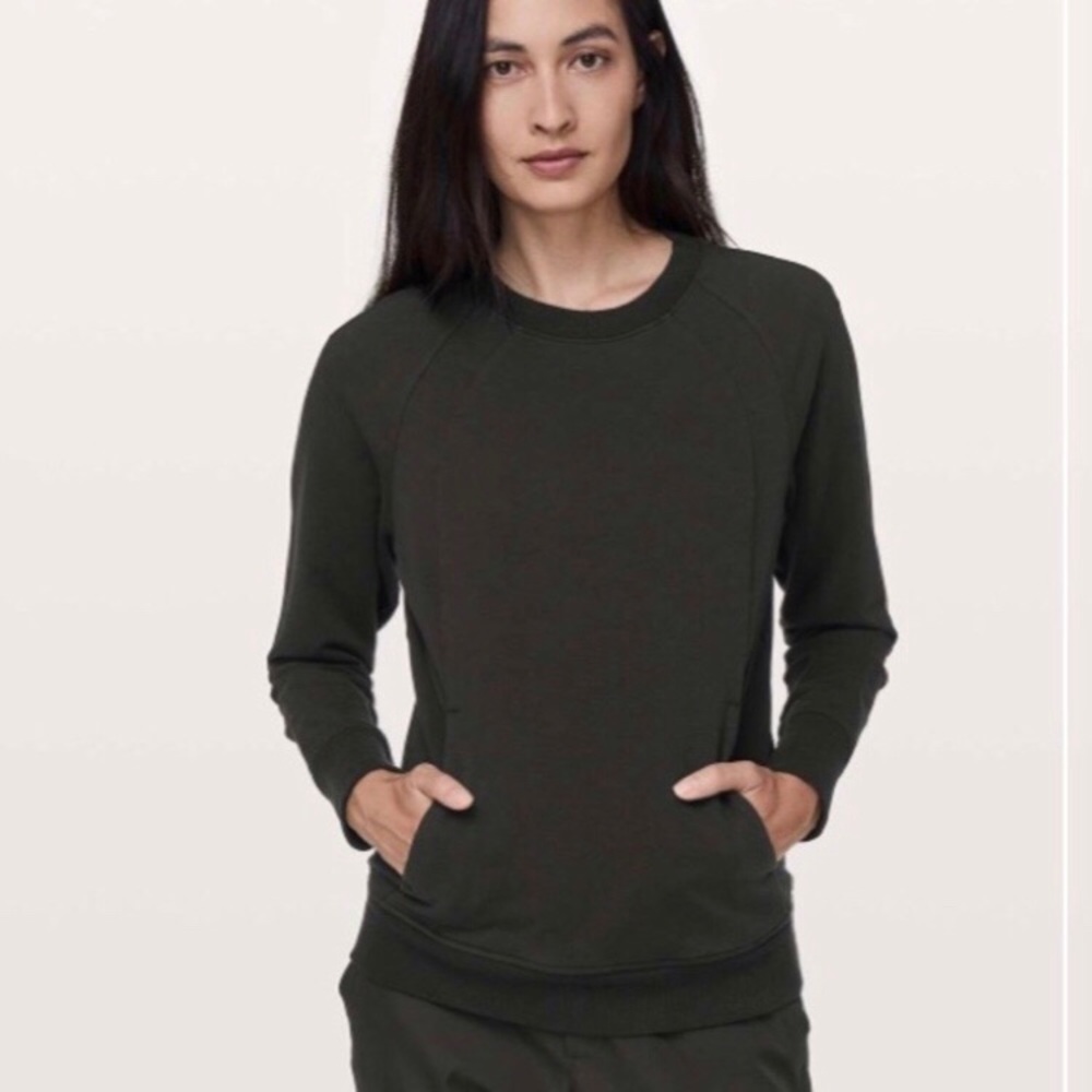 Women's Lululemon Black Scuba Sweatshirt